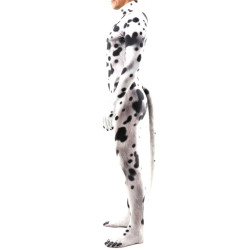 CosplayDogs Combinaison Cosplay Chien Dalmatien Noir-Blanc